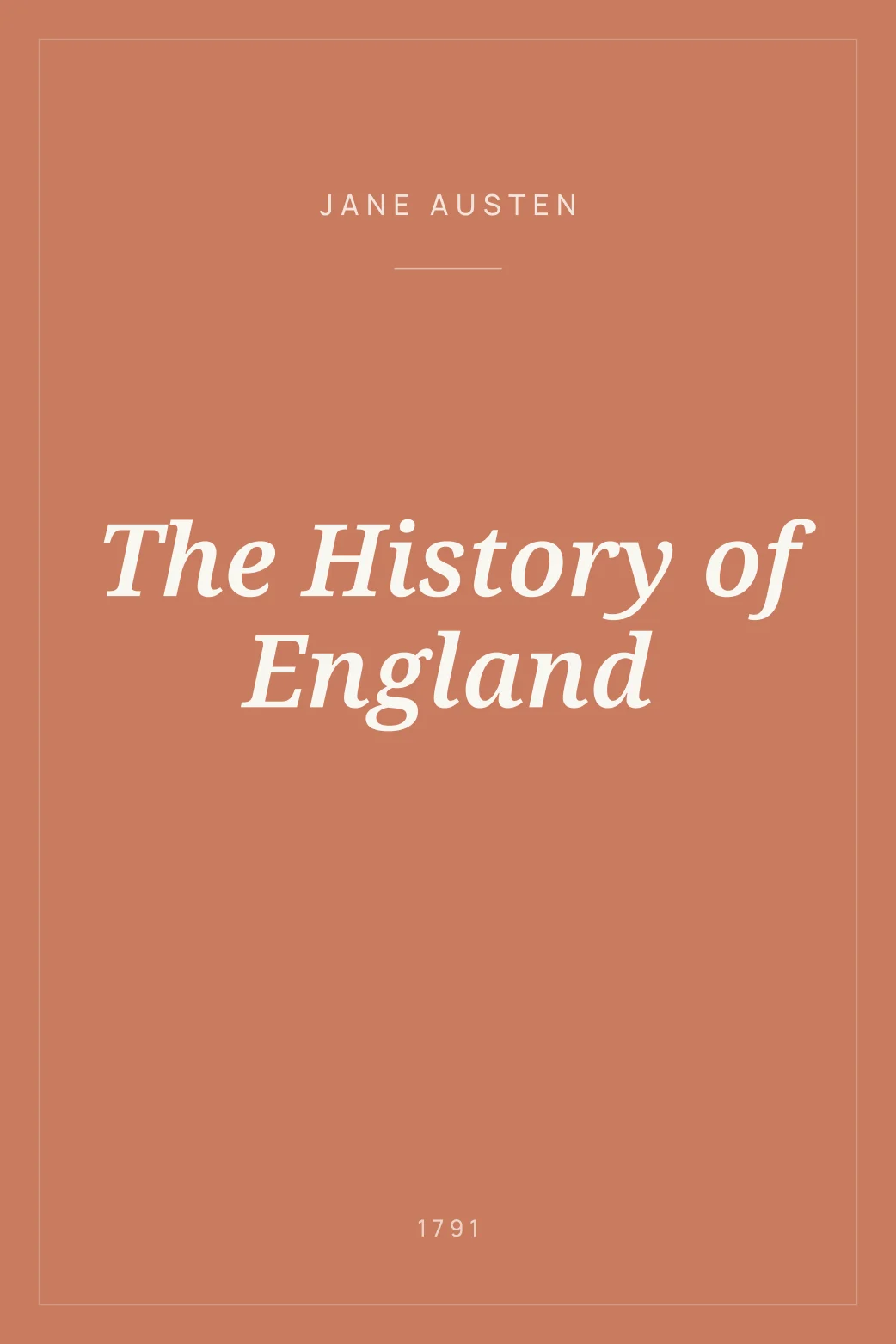 Portada de The History of England