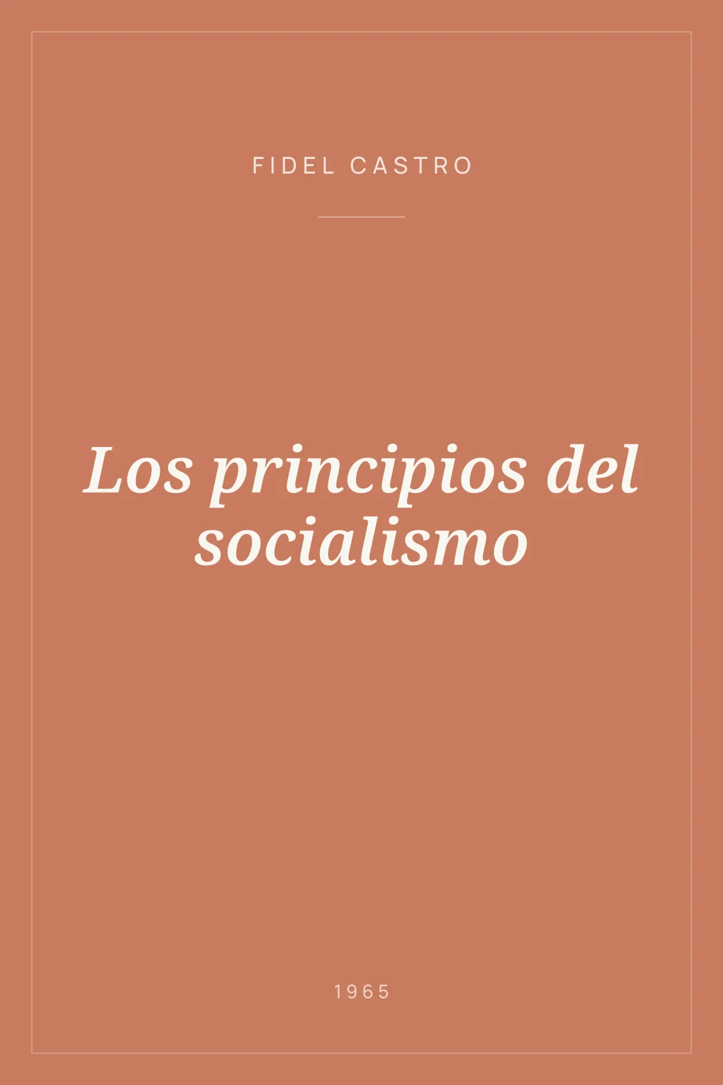 Portada de Los principios del socialismo