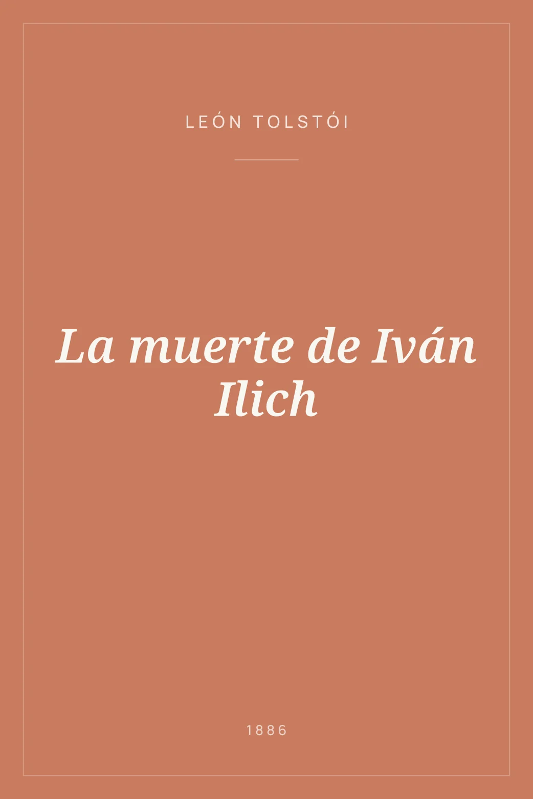 Portada de La muerte de Iván Ilich