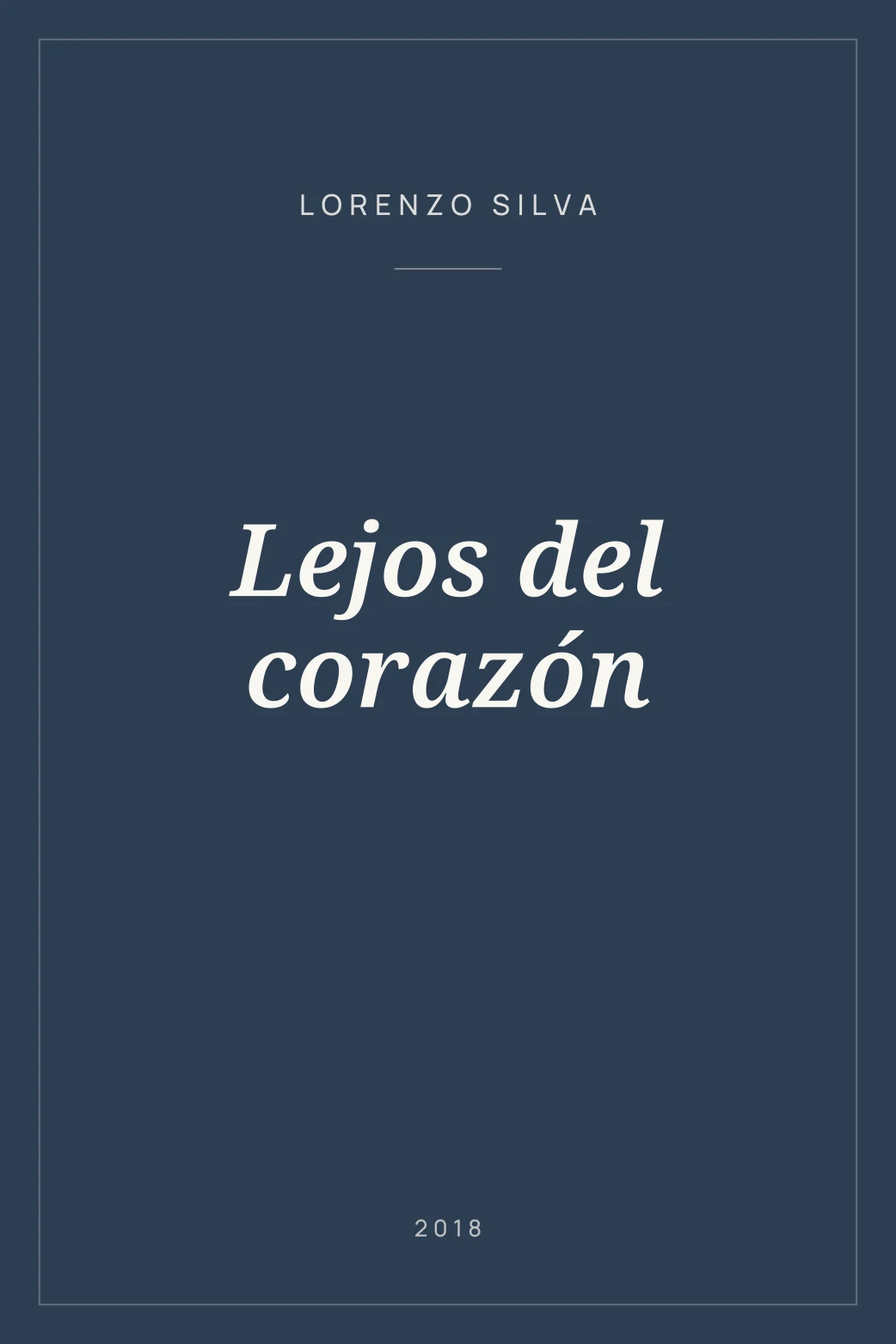 Portada de Lejos del corazón