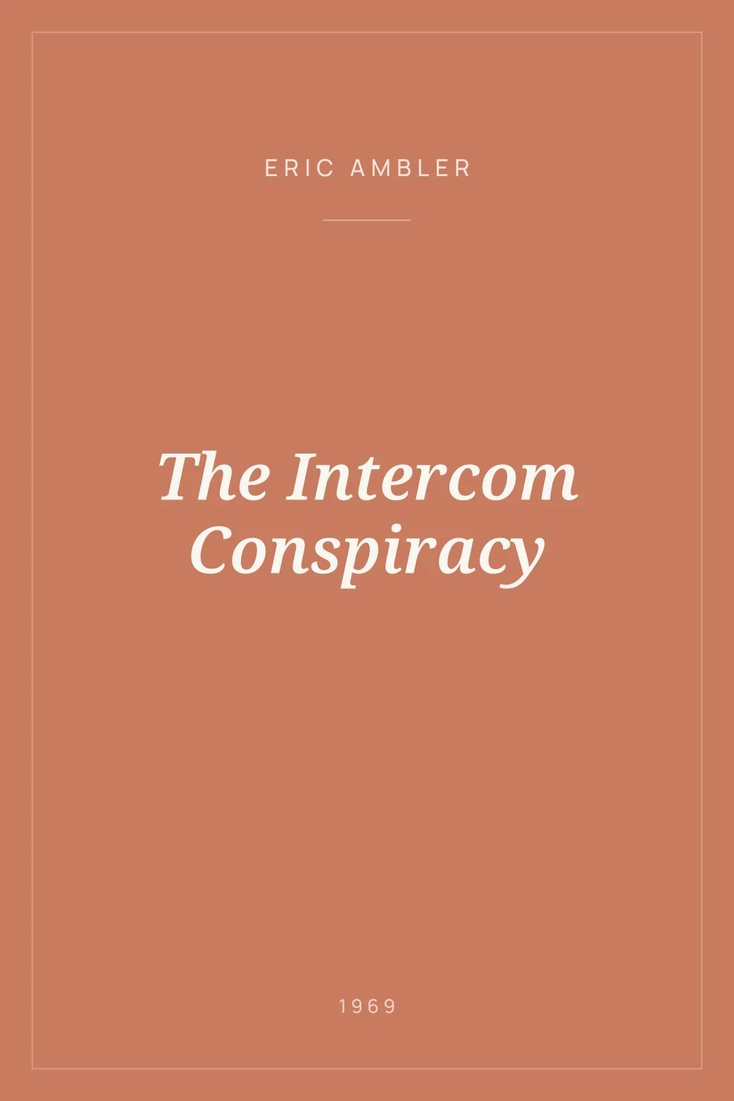 Portada de The Intercom Conspiracy