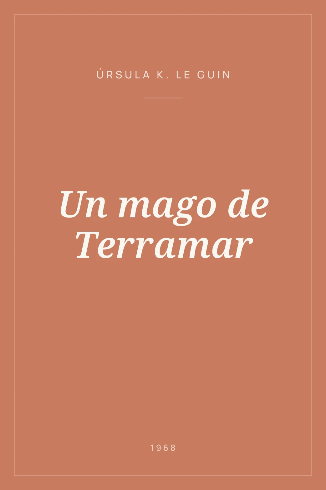 Portada de Un mago de Terramar