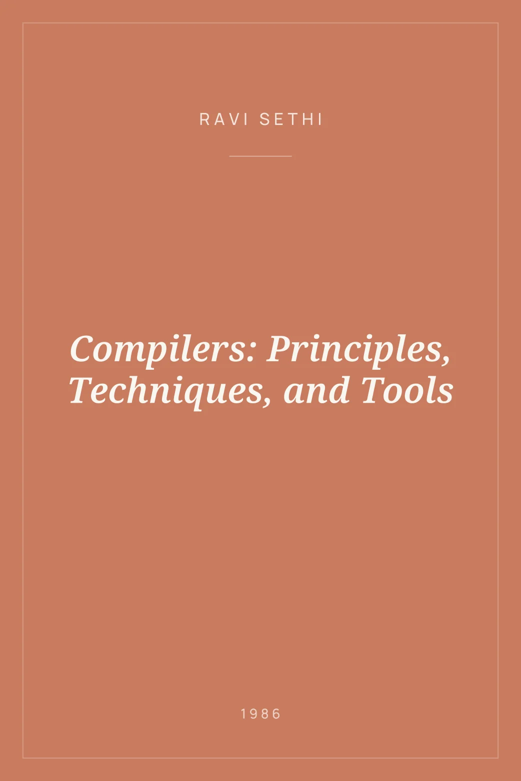 Portada de Compilers: Principles, Techniques, and Tools