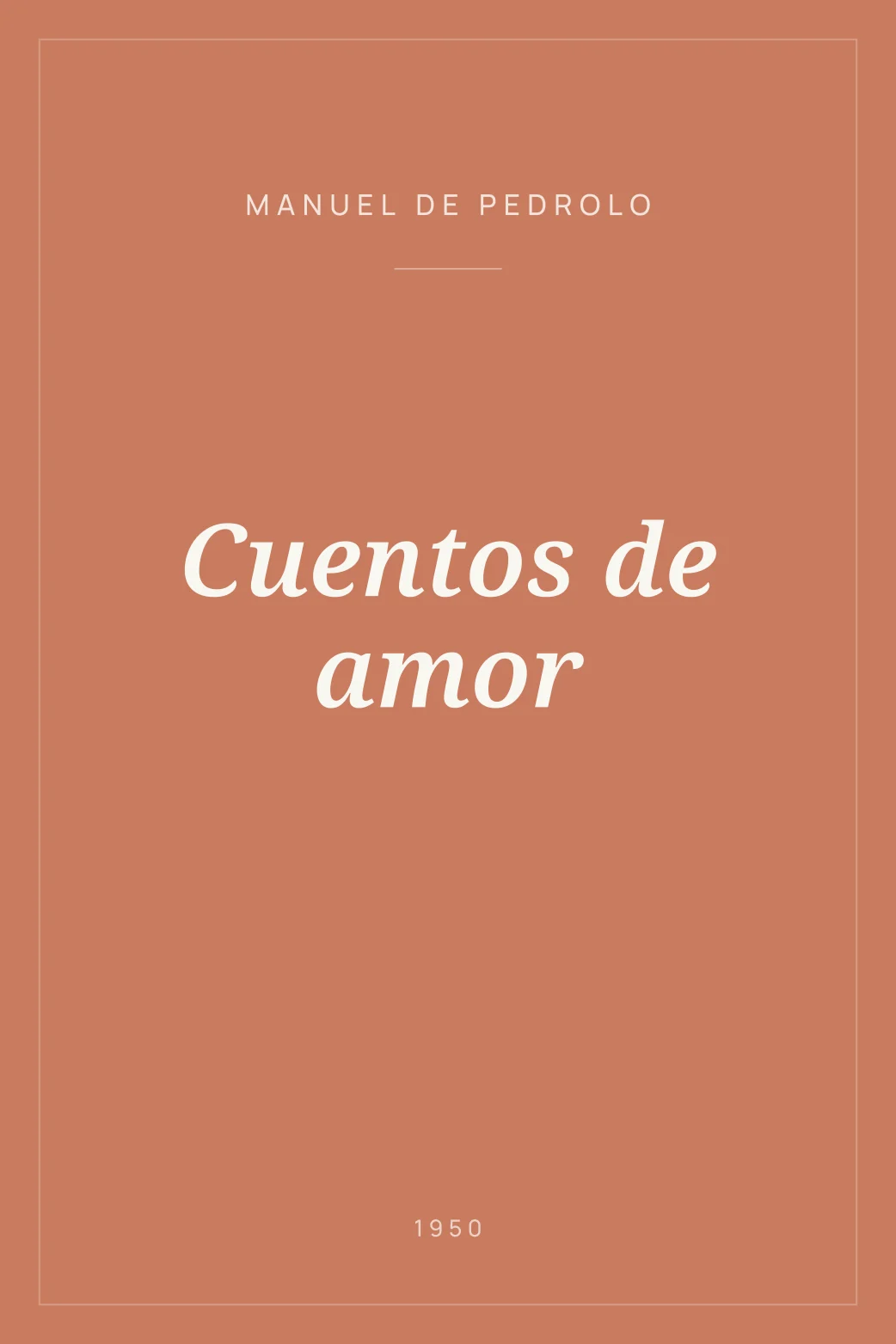 Portada de Cuentos de amor