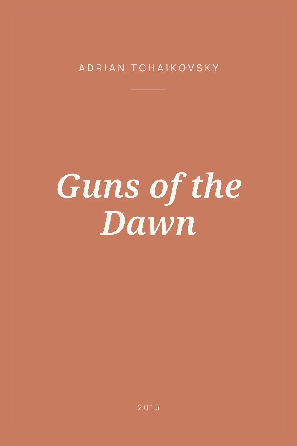 Portada de Guns of the Dawn