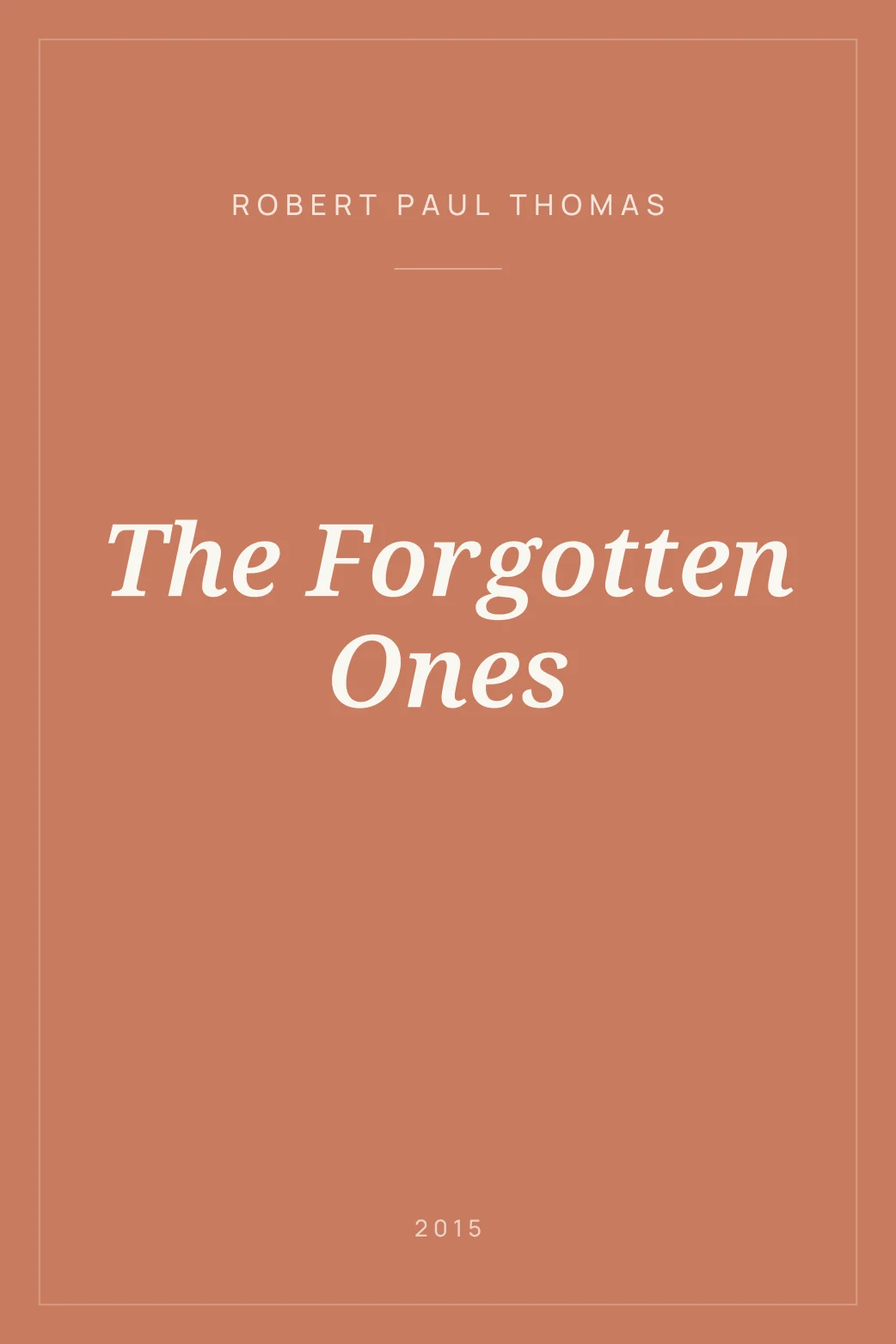 Portada de The Forgotten Ones