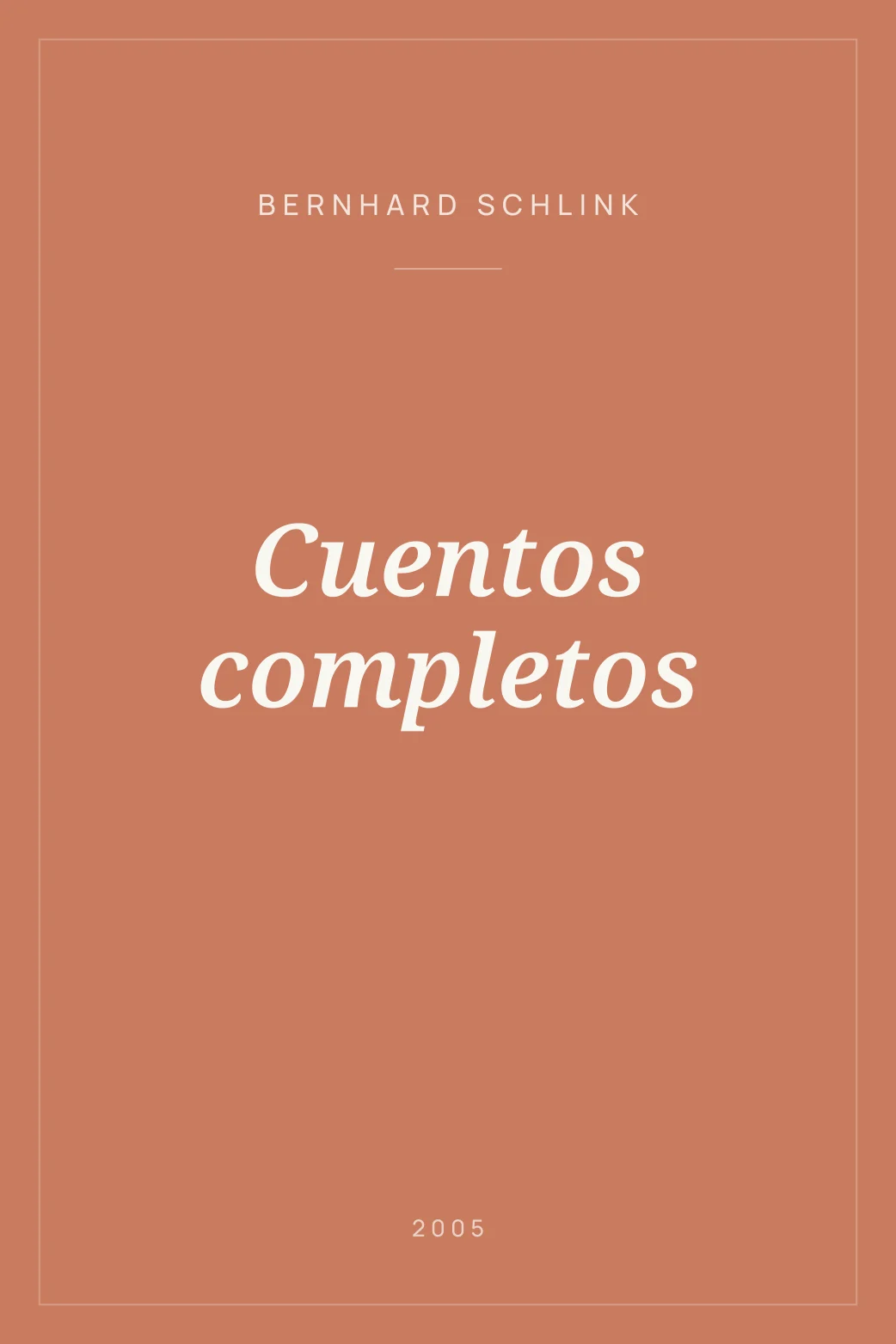 Portada de Cuentos completos