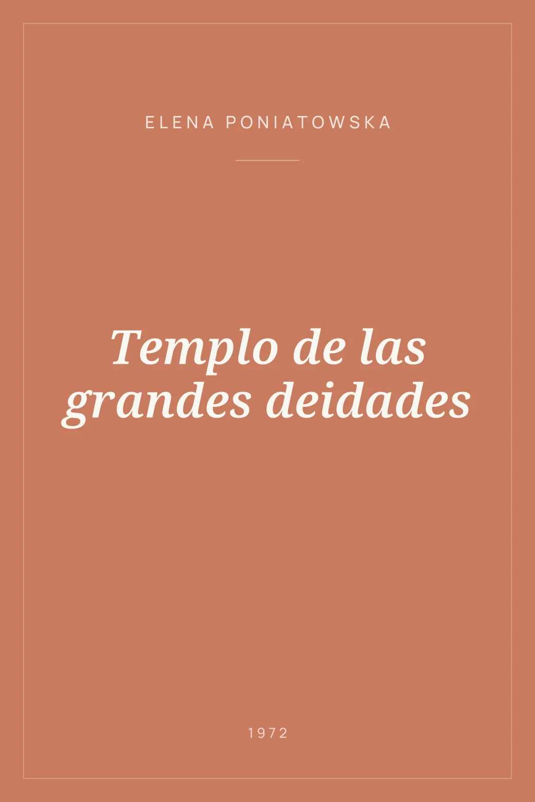 Portada de Templo de las grandes deidades
