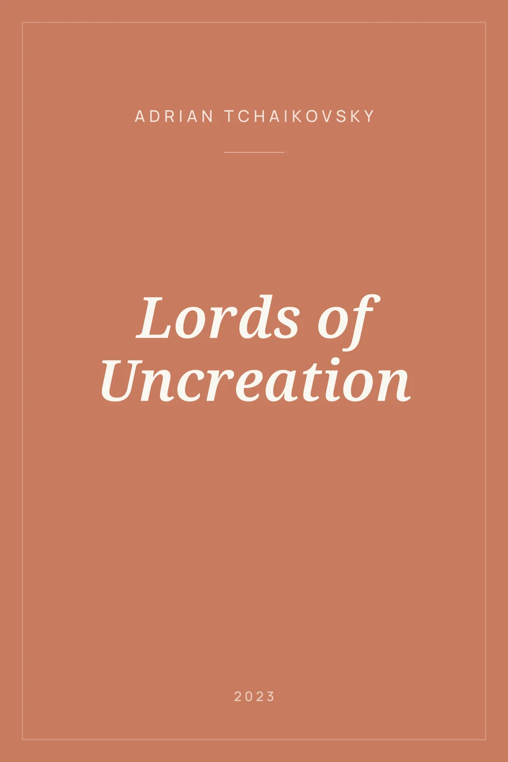 Portada de Lords of Uncreation
