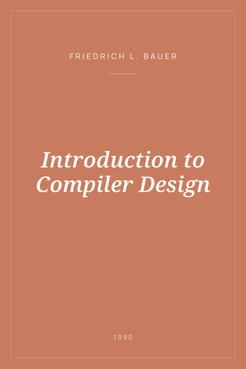 Portada de Introduction to Compiler Design