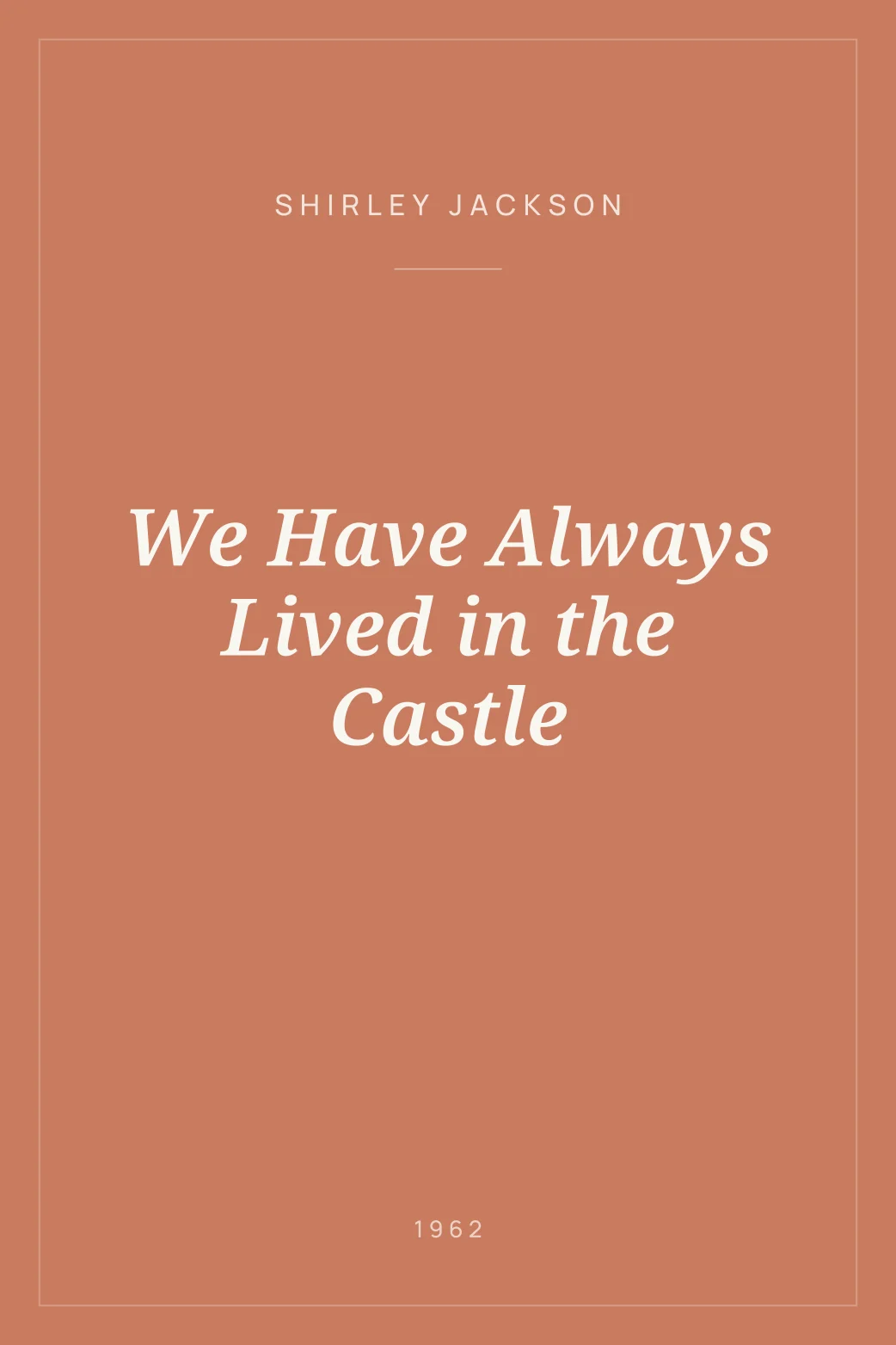 Portada de We Have Always Lived in the Castle