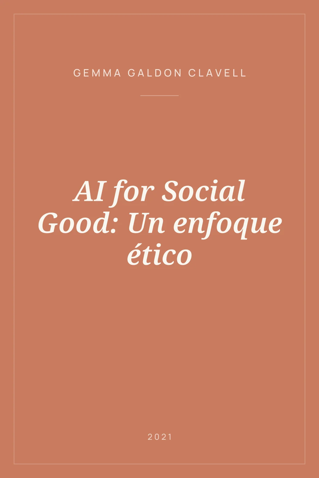 Portada de AI for Social Good: Un enfoque ético