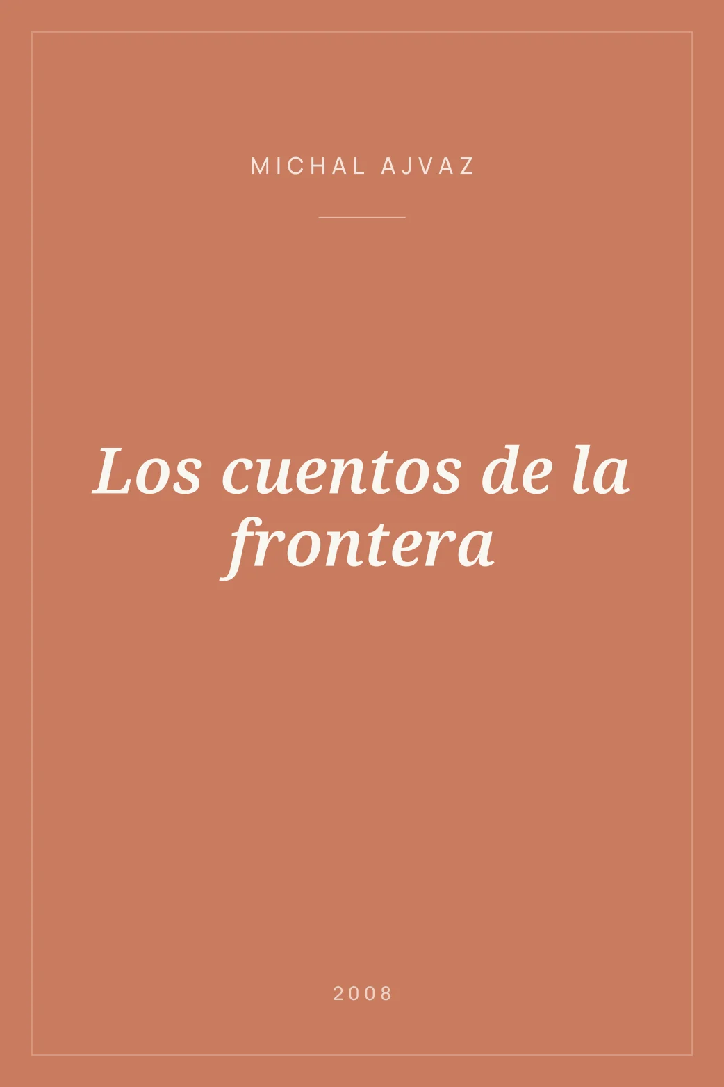 Portada de Los cuentos de la frontera
