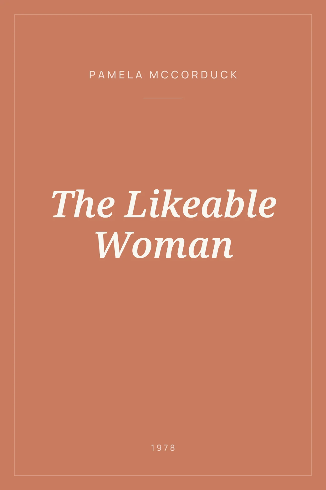 Portada de The Likeable Woman