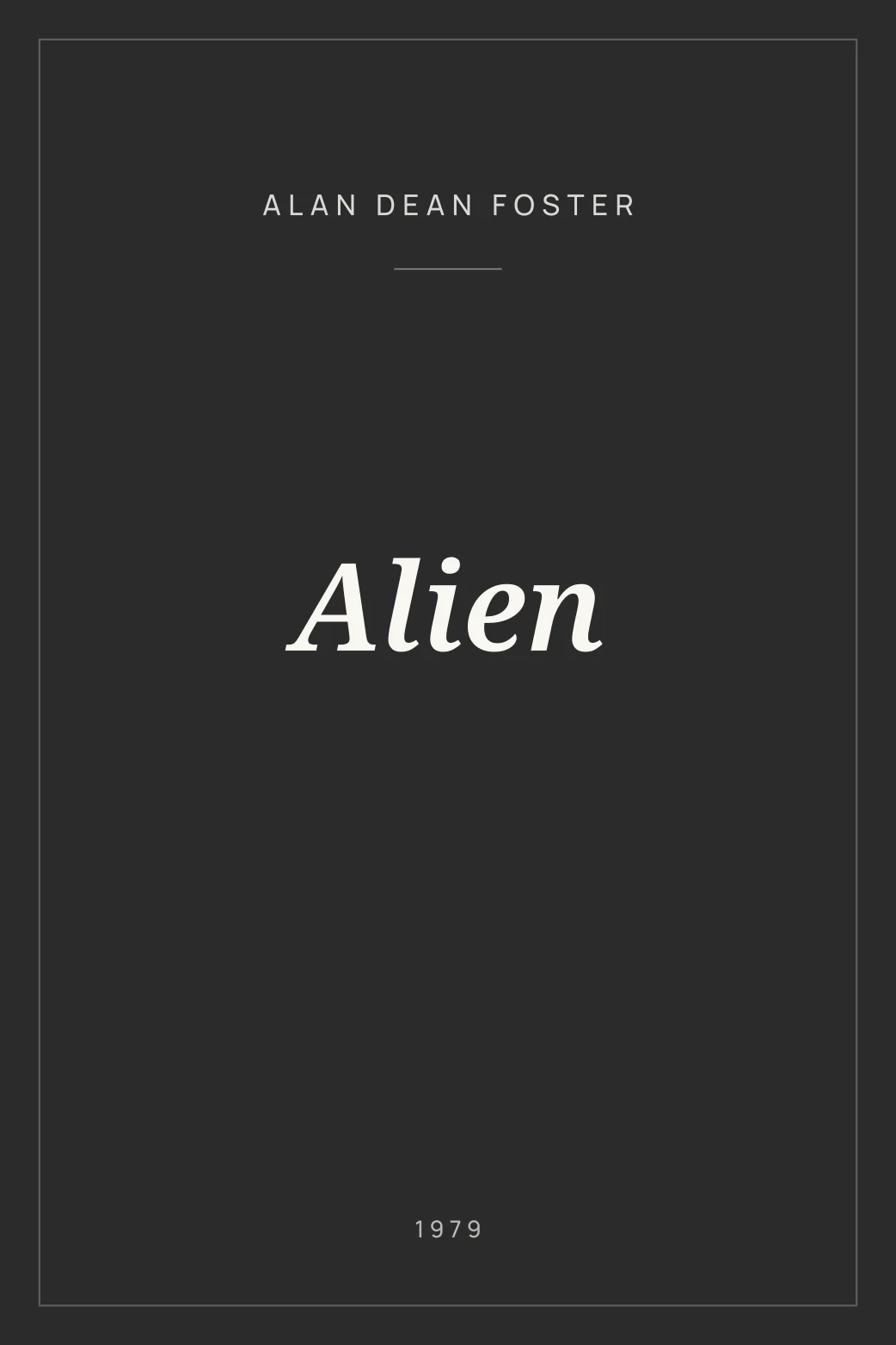 Portada de Alien