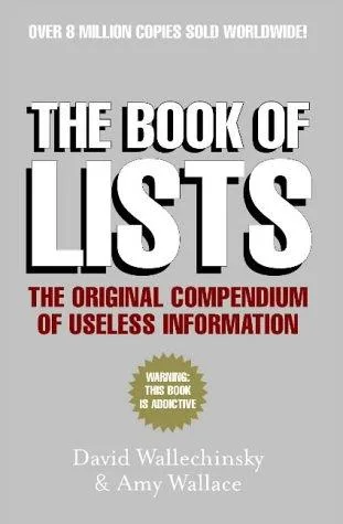 Portada de The Book of Lists