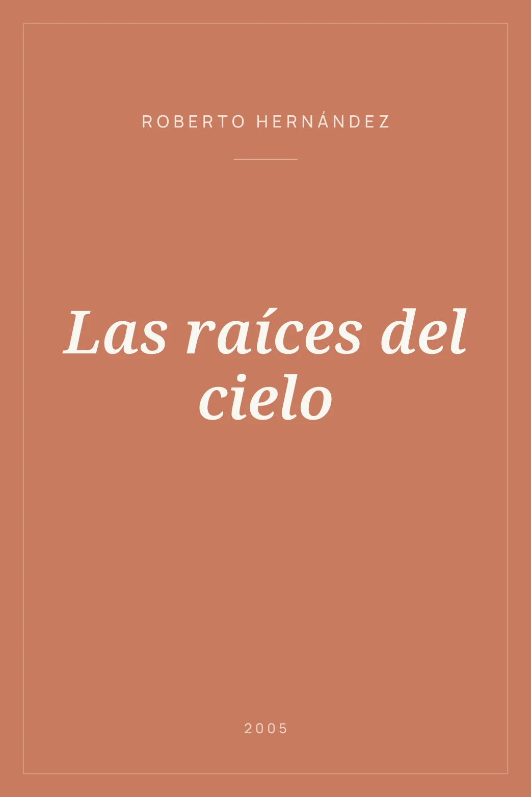 Portada de Las raíces del cielo