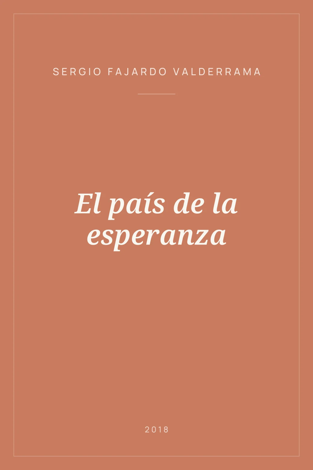 Portada de El país de la esperanza