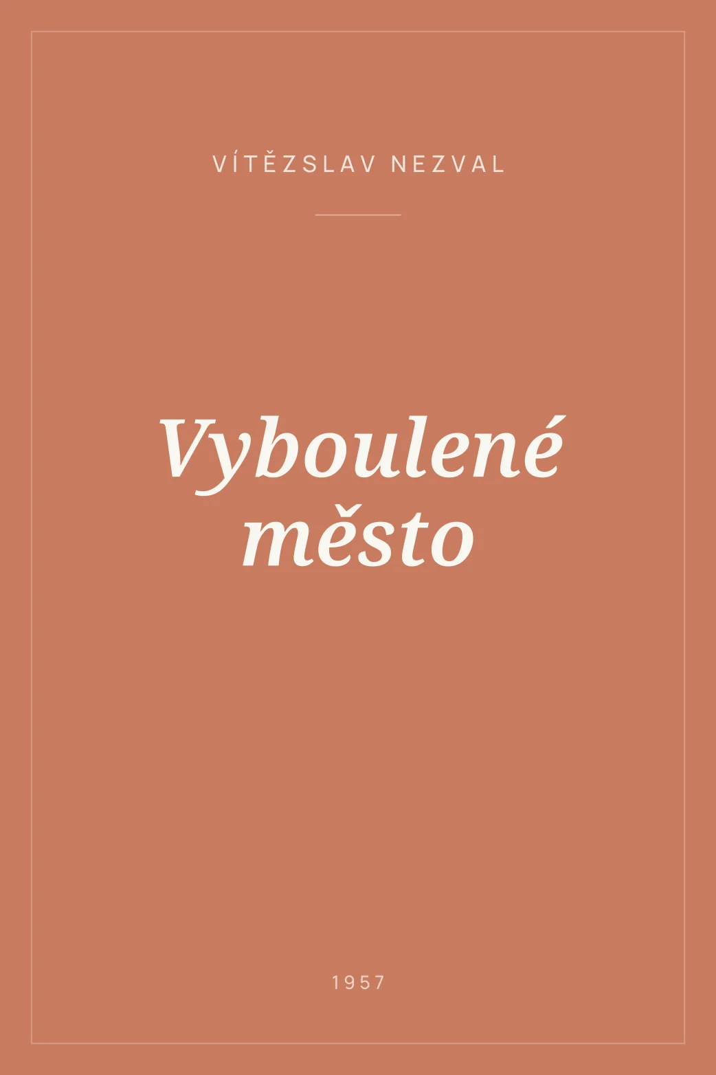 Portada de Vyboulené město