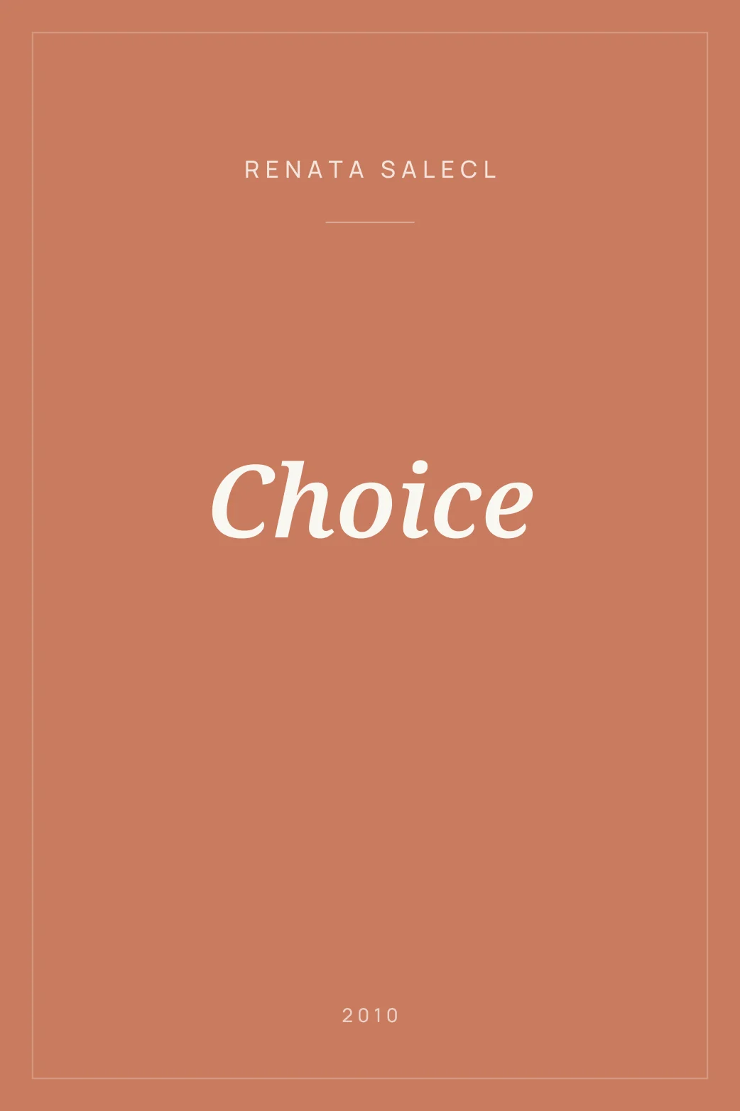 Portada de Choice