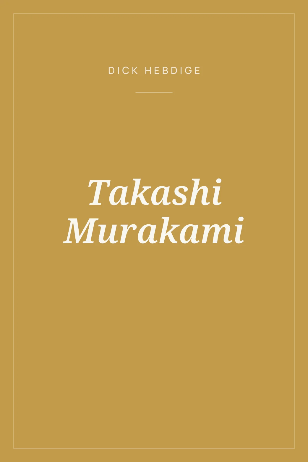 Portada de Takashi Murakami