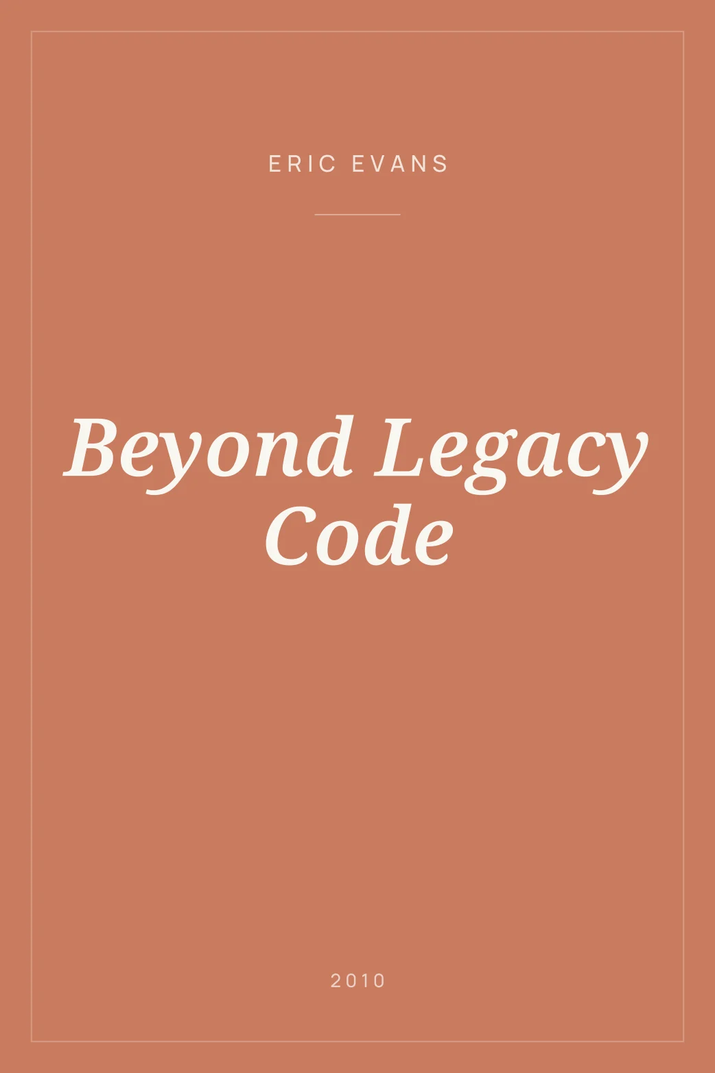 Portada de Beyond Legacy Code