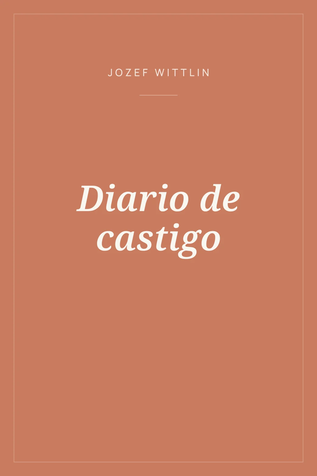 Portada de Diario de castigo