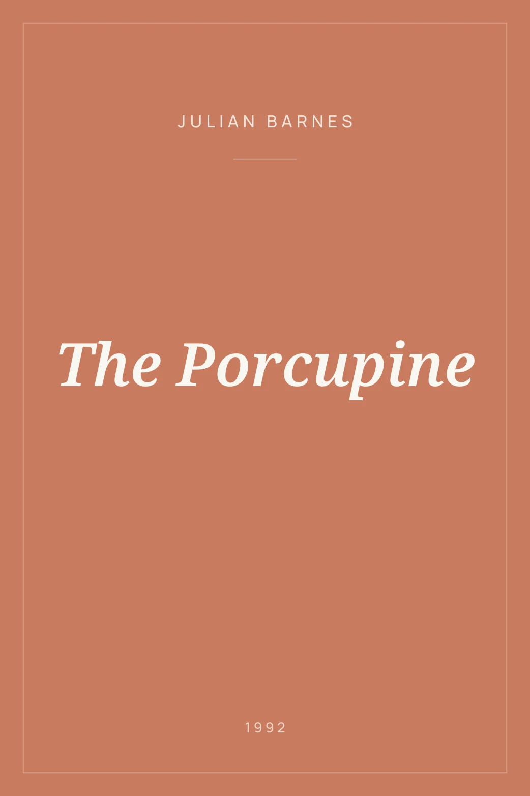 Portada de The Porcupine