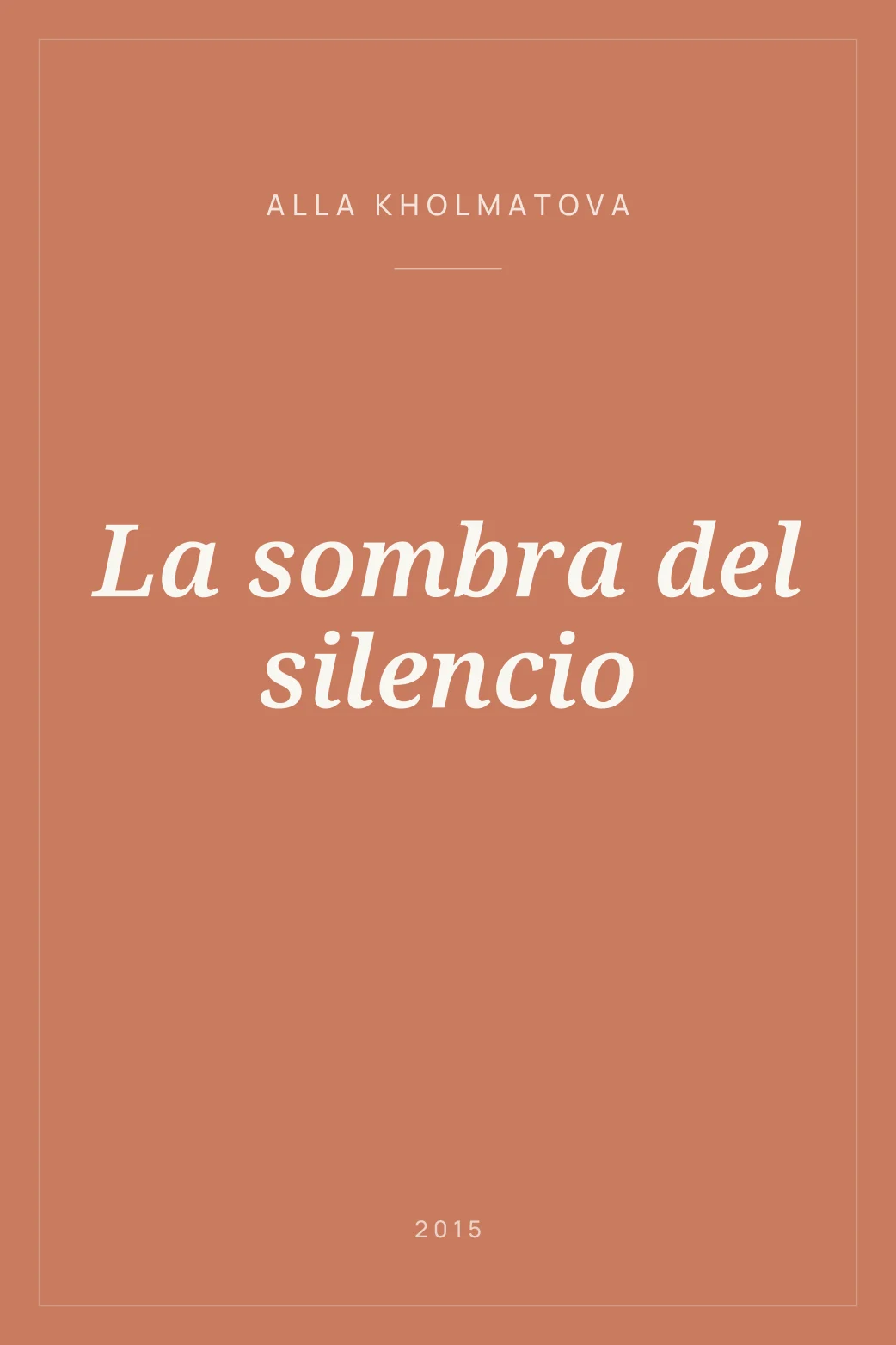 Portada de La sombra del silencio