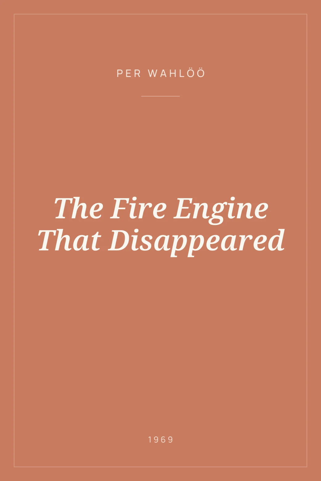 Portada de The Fire Engine That Disappeared