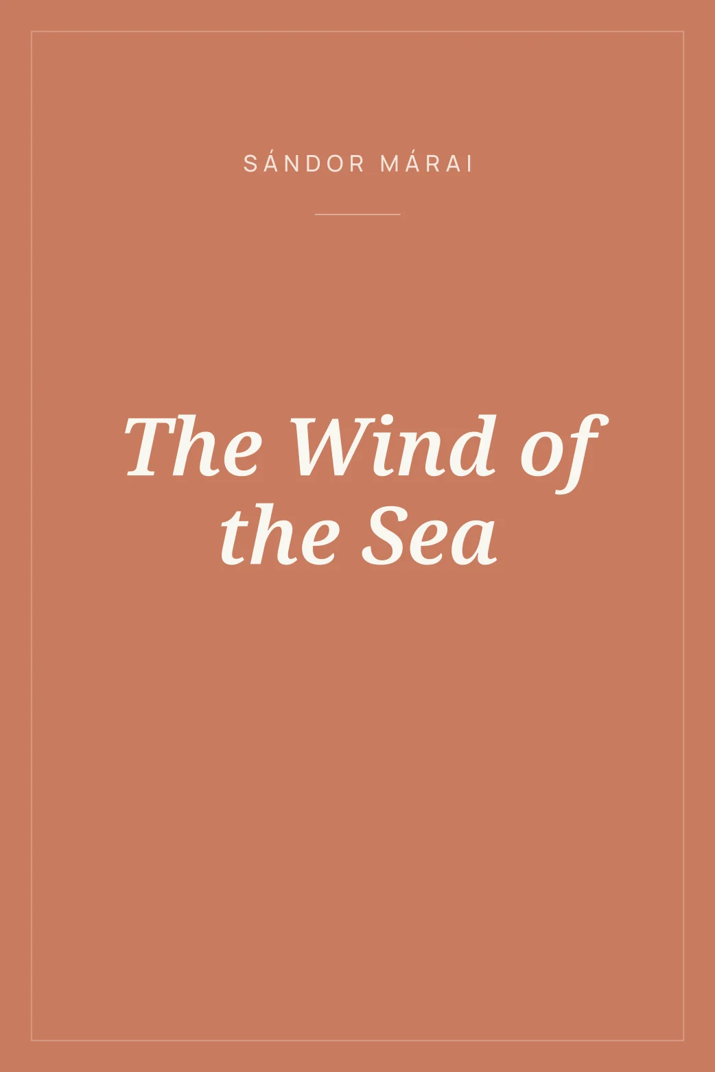 Portada de The Wind of the Sea