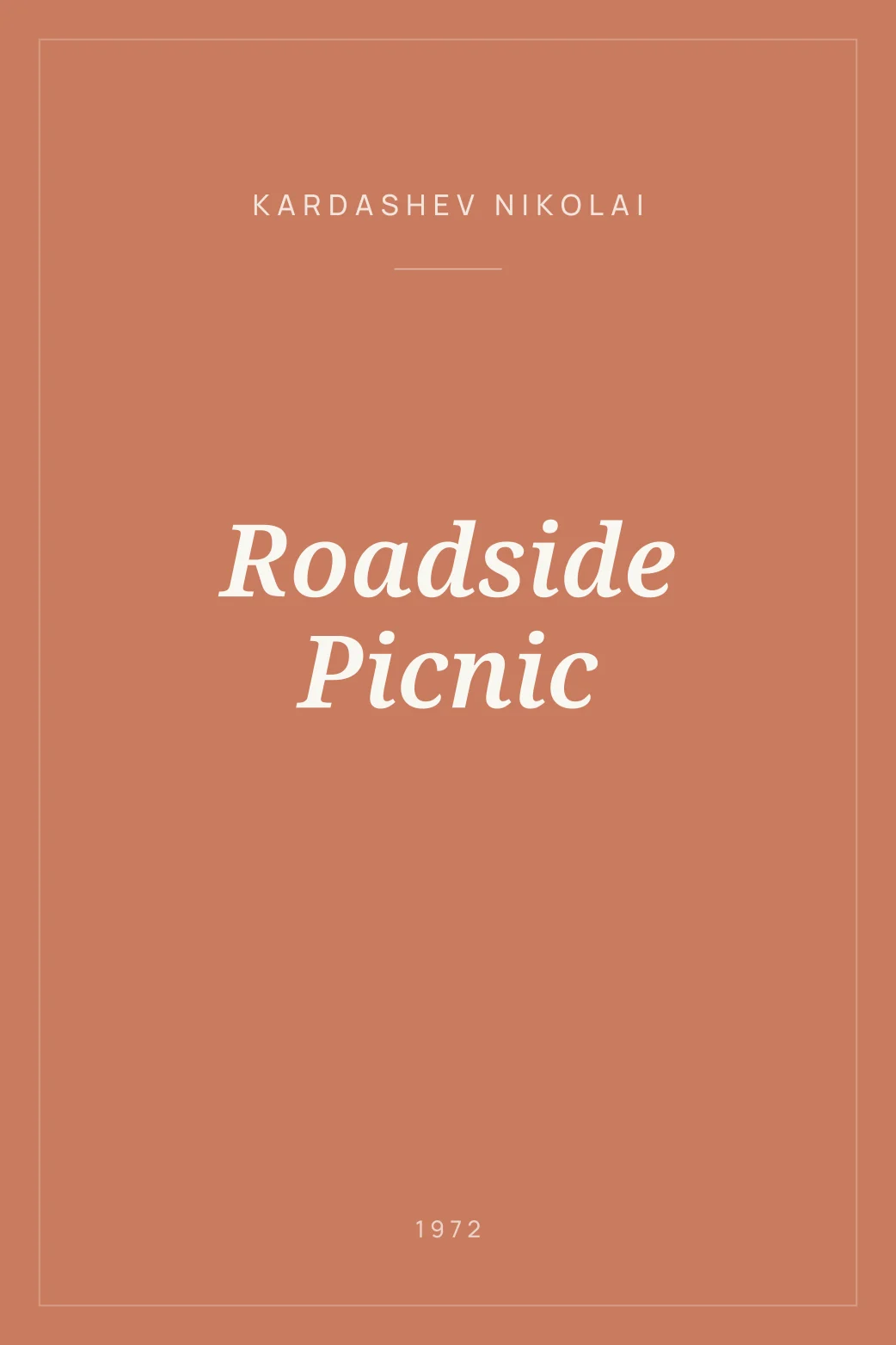 Portada de Roadside Picnic