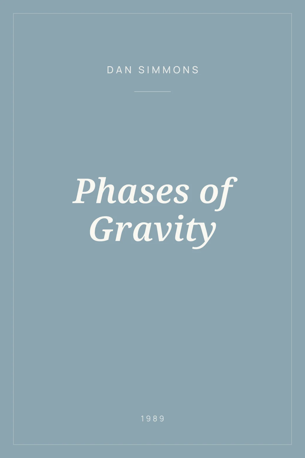 Portada de Phases of Gravity