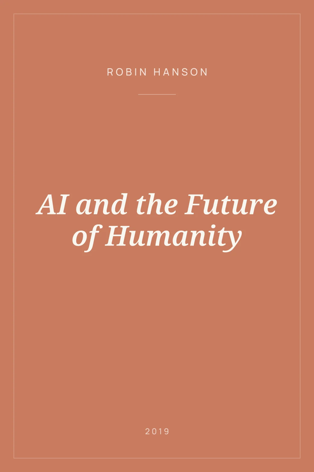 Portada de AI and the Future of Humanity