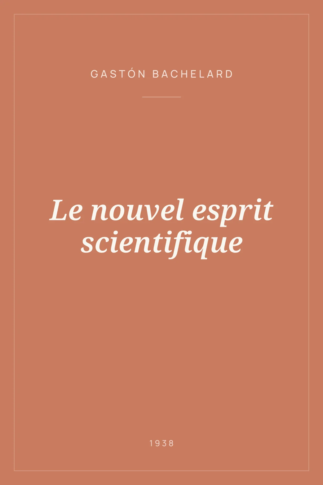 Portada de Le nouvel esprit scientifique
