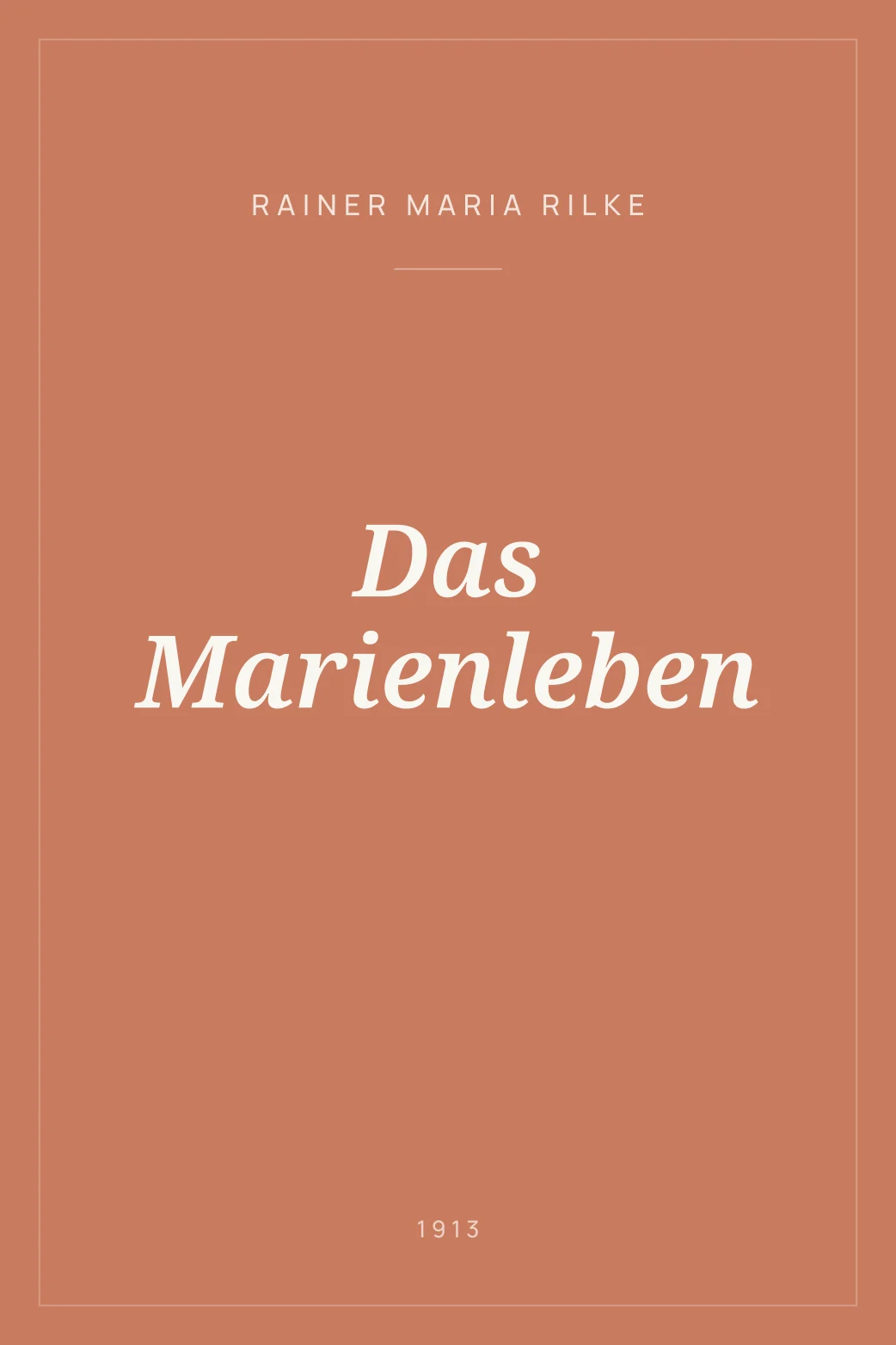 Portada de Das Marienleben