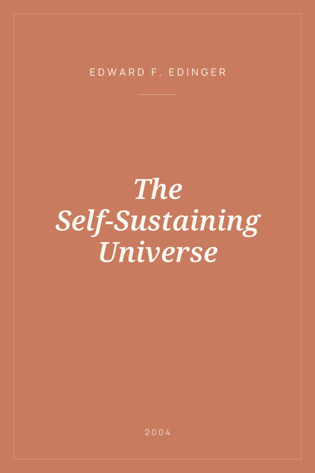 Portada de The Self-Sustaining Universe