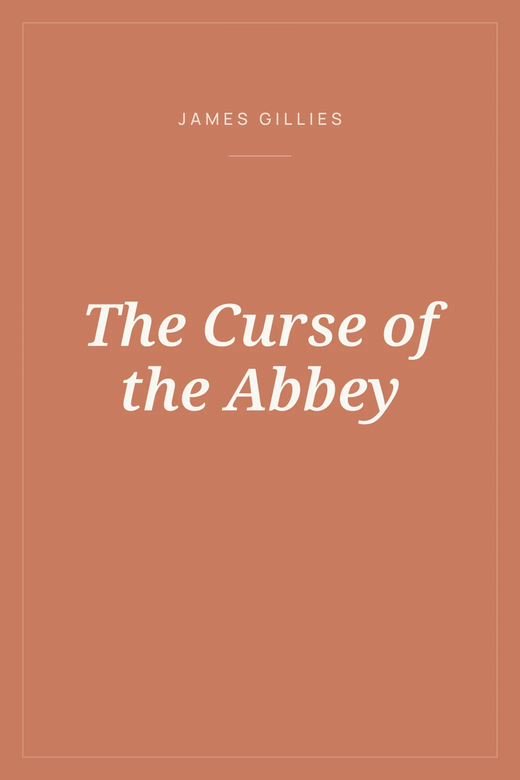 Portada de The Curse of the Abbey