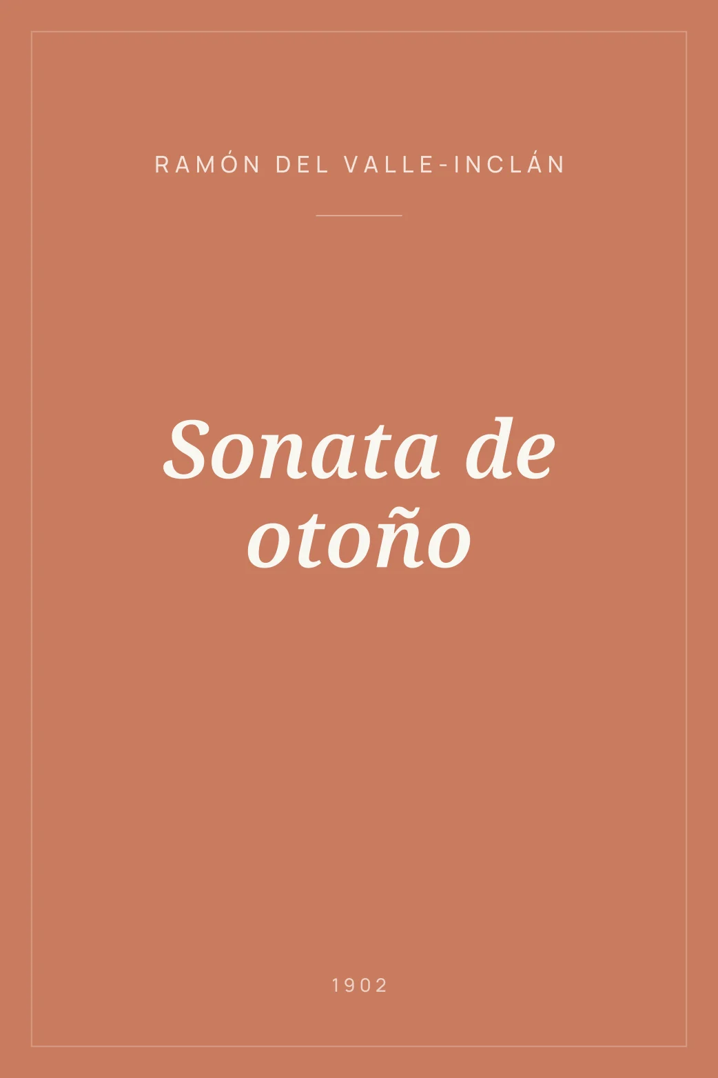 Portada de Sonata de otoño