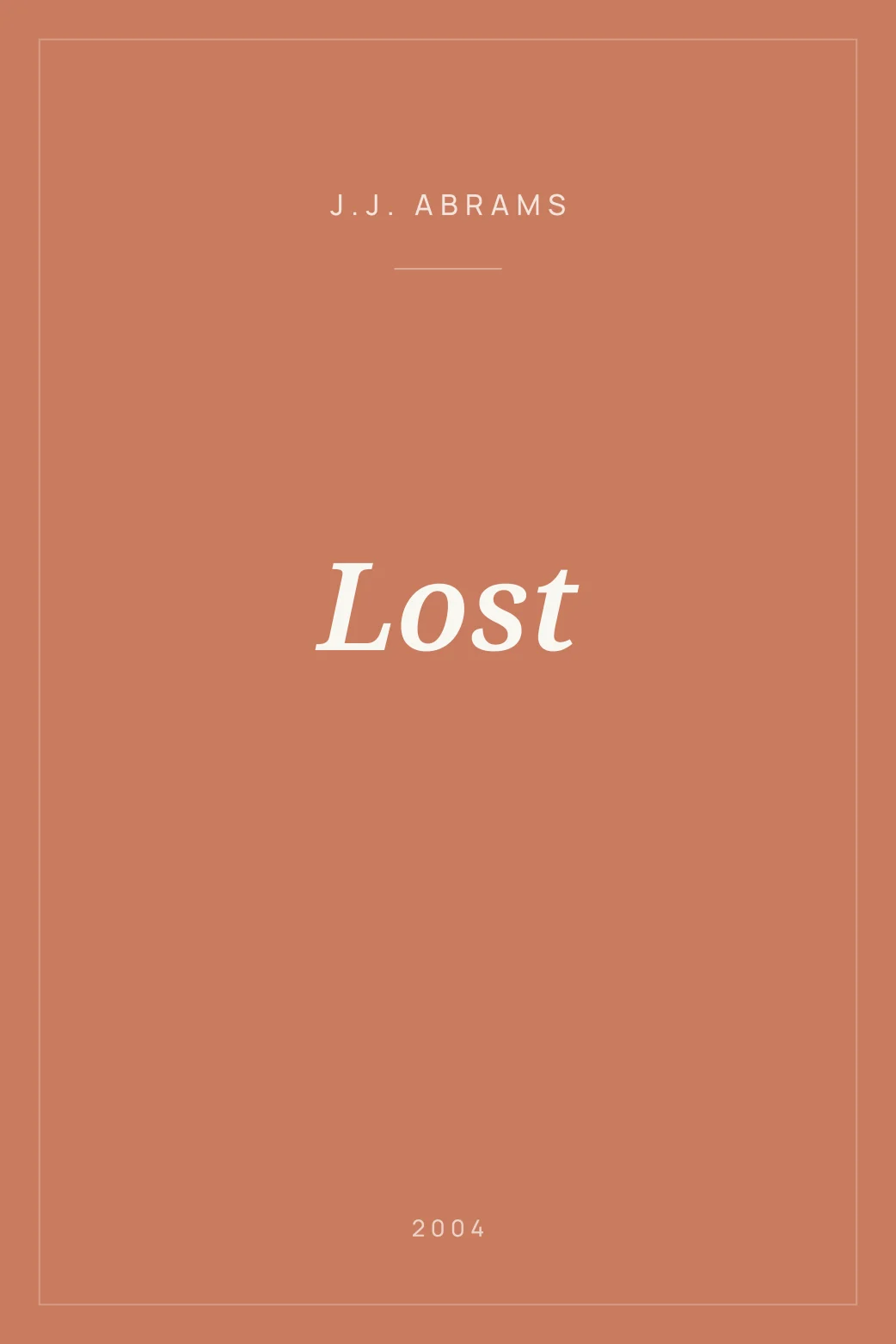 Portada de Lost