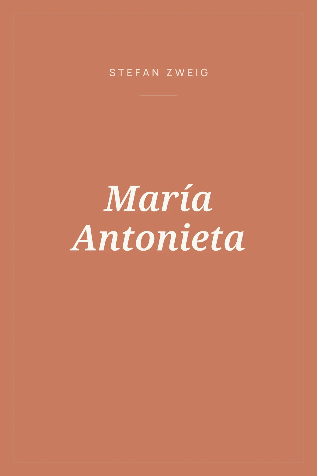 Portada de María Antonieta