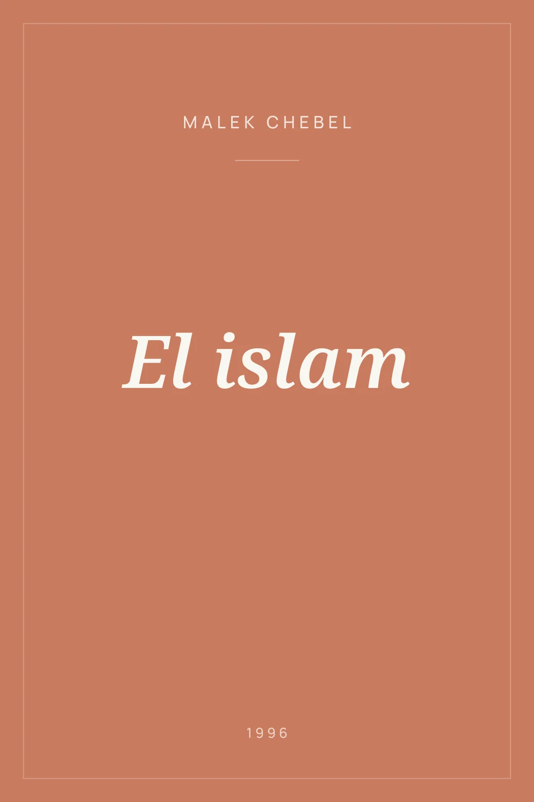 Portada de El islam