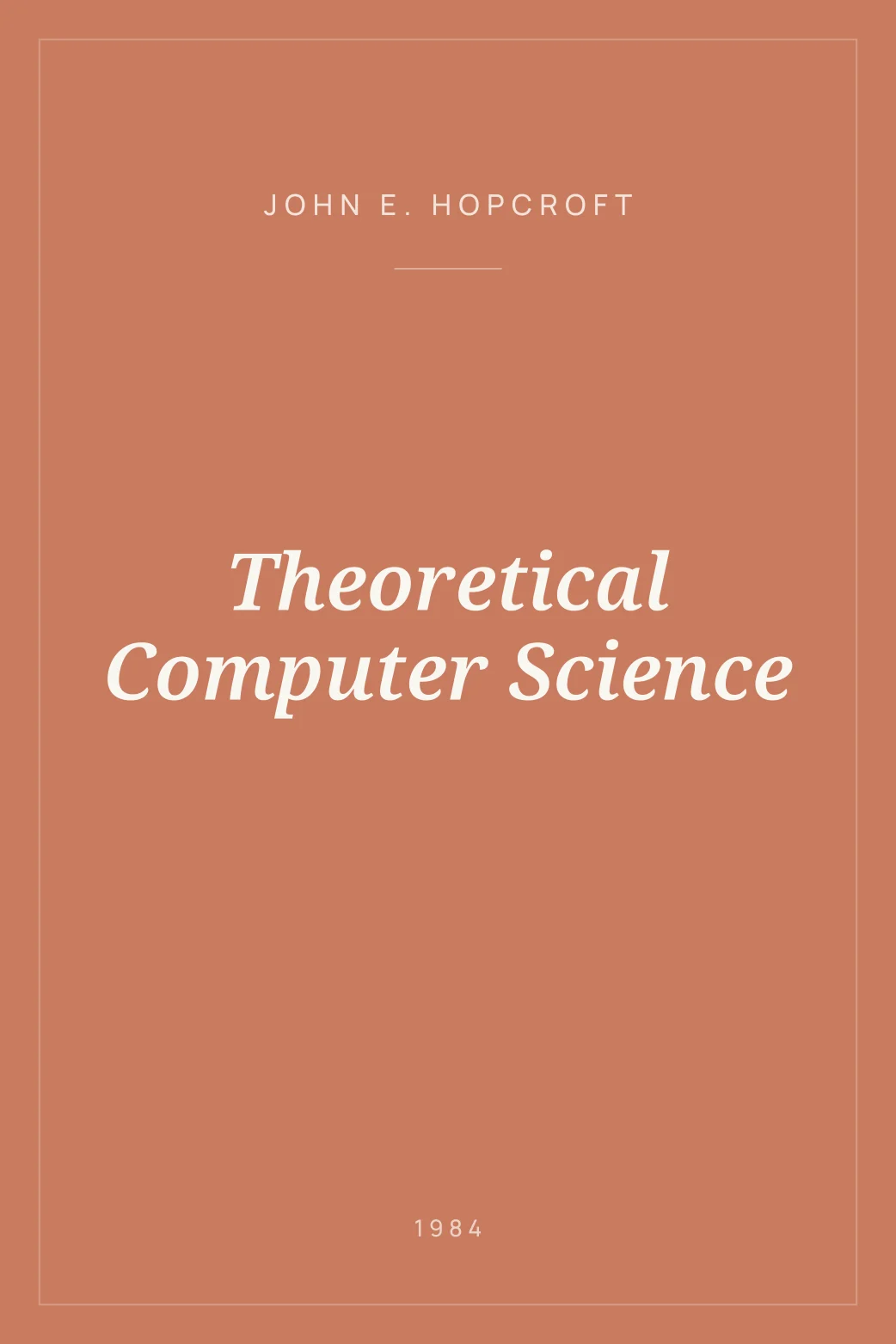 Portada de Theoretical Computer Science