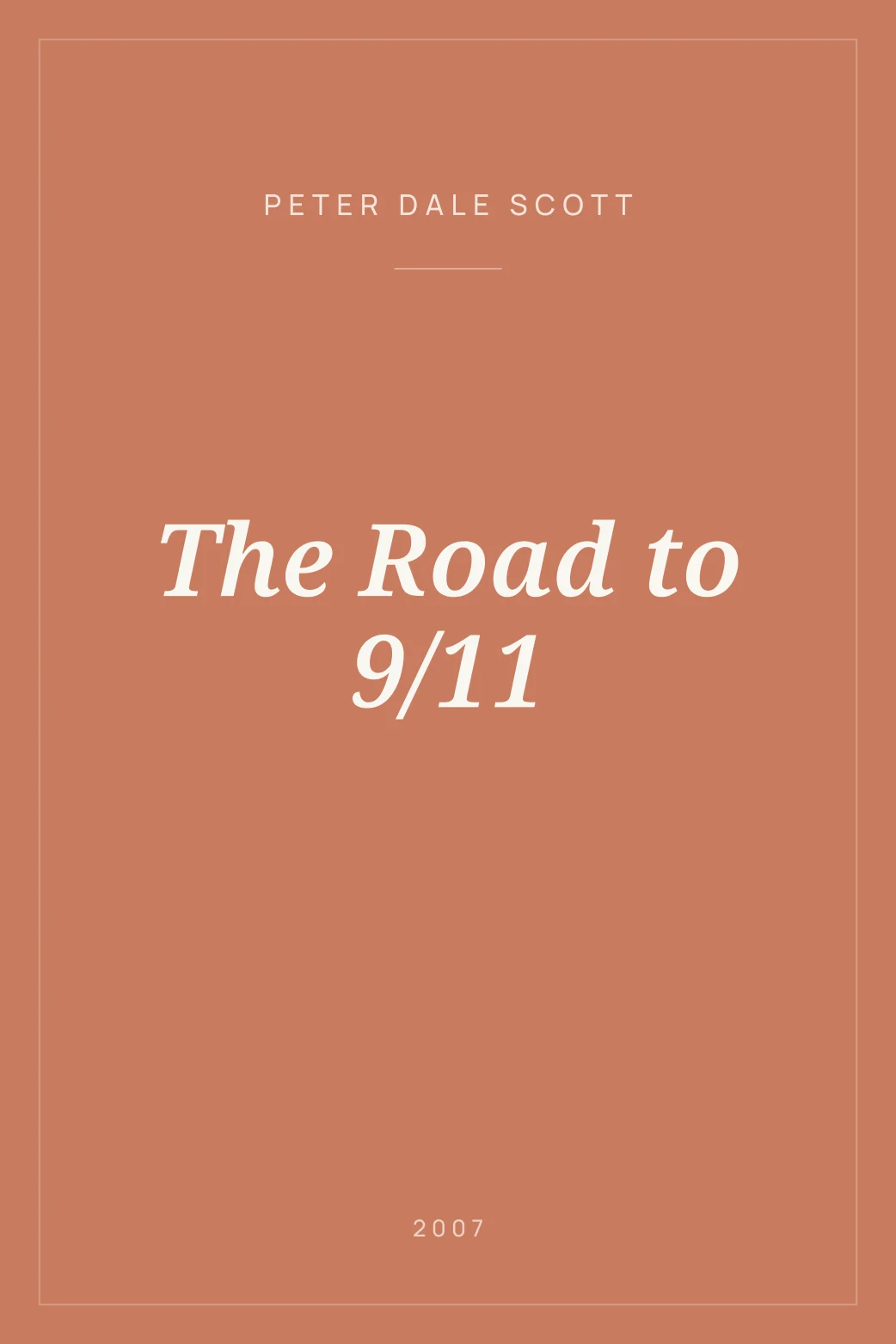 Portada de The Road to 9/11
