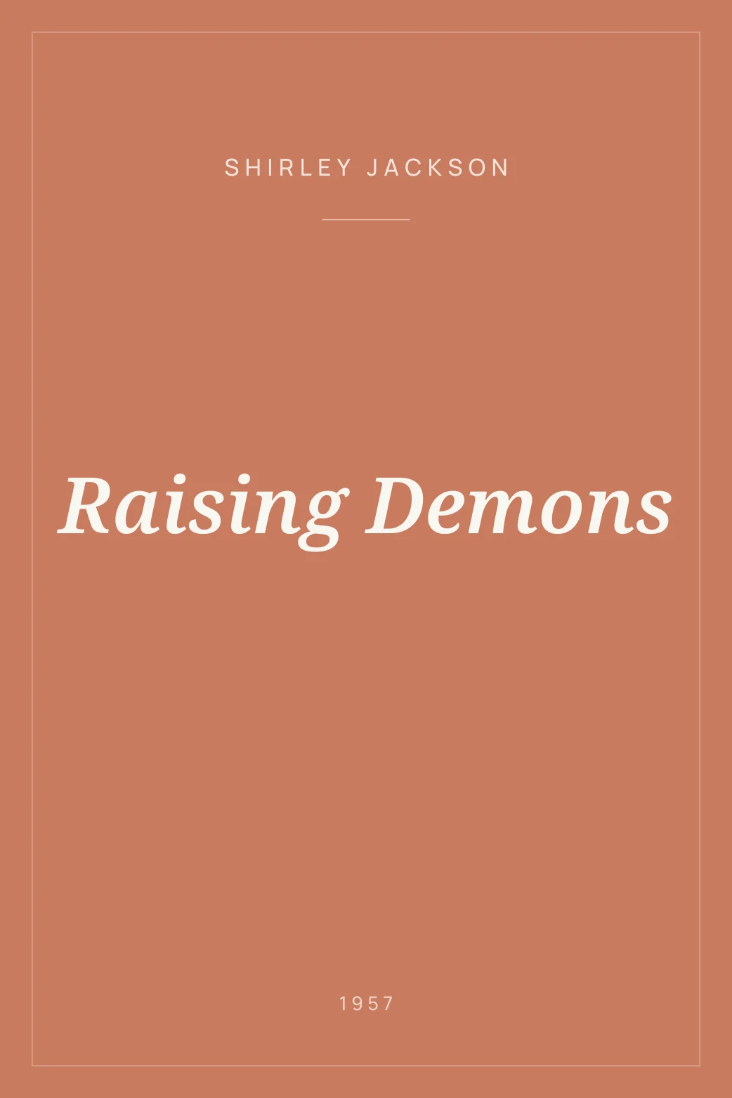 Portada de Raising Demons