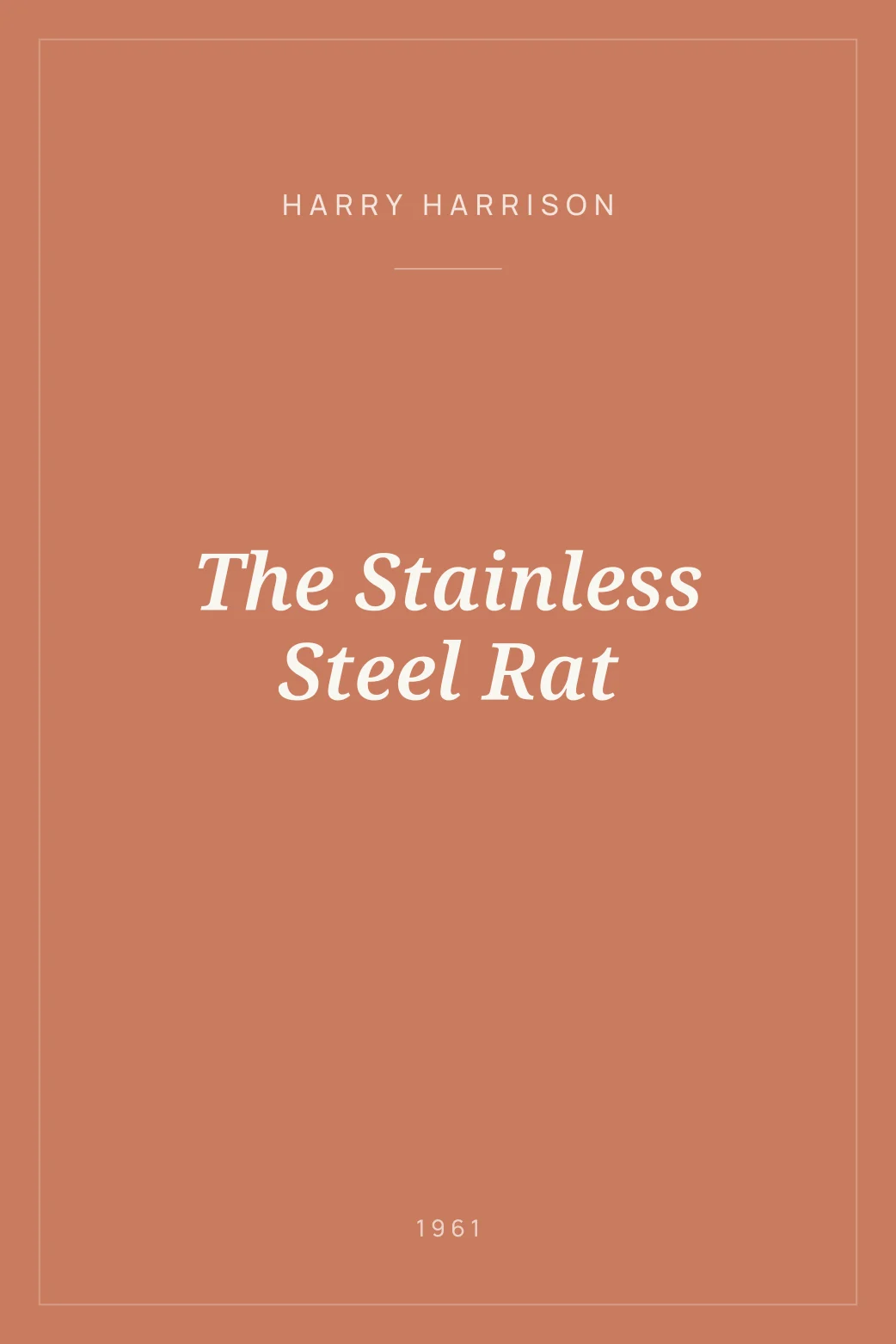 Portada de The Stainless Steel Rat