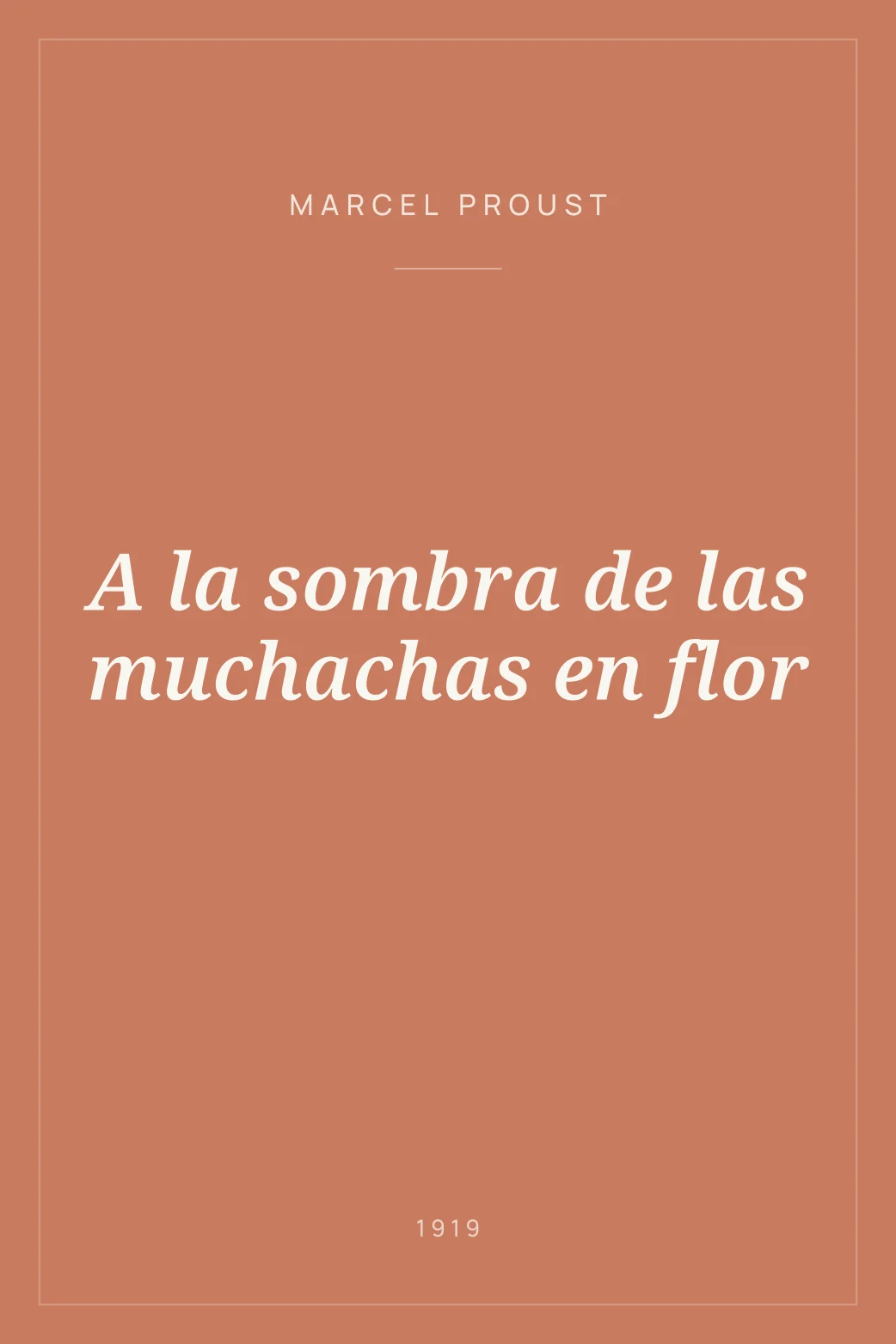 Portada de A la sombra de las muchachas en flor