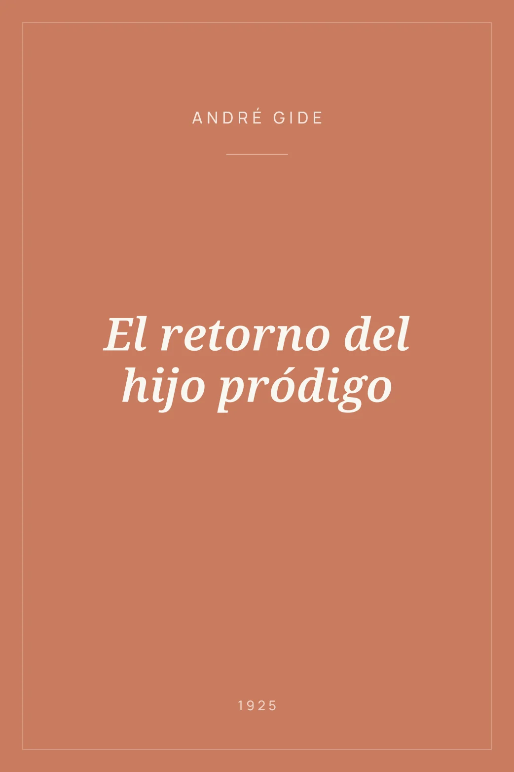 Portada de El retorno del hijo pródigo