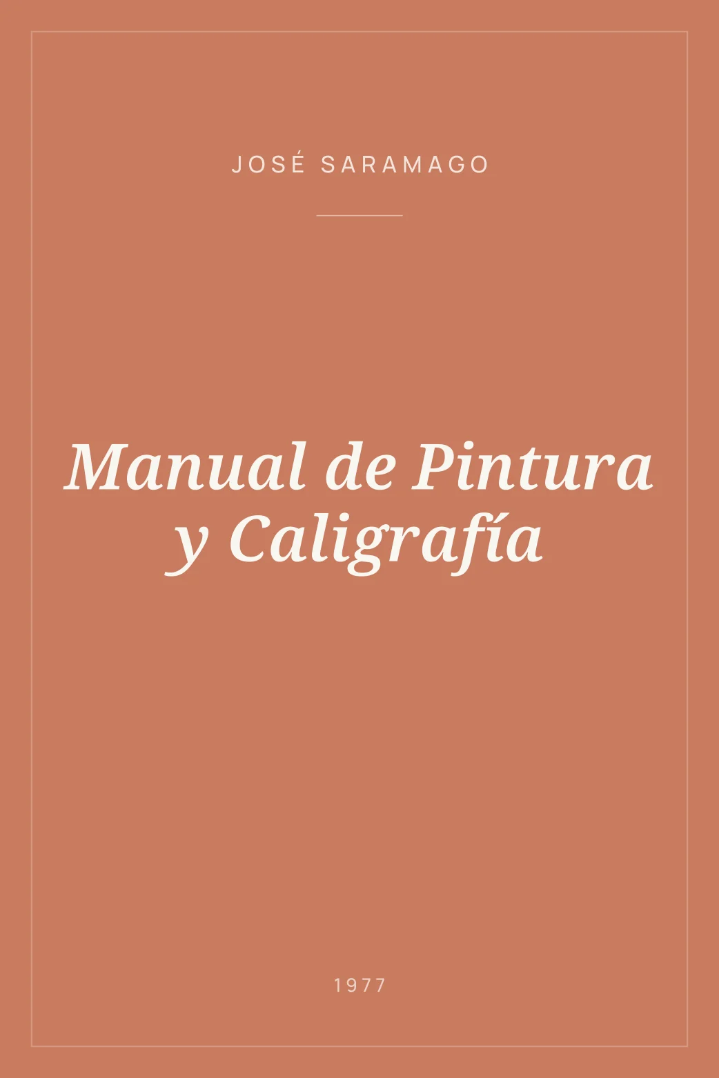 Portada de Manual de Pintura y Caligrafía