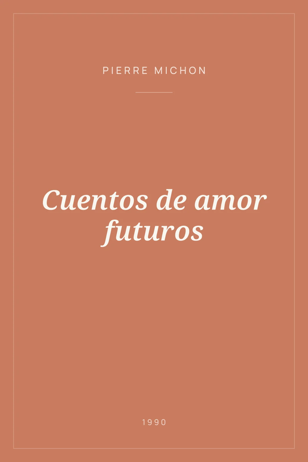 Portada de Cuentos de amor futuros